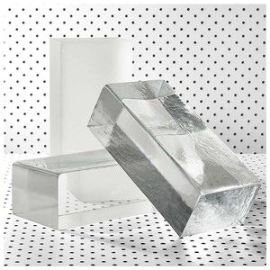 Nhà Cung Cấp Gạch Thủy Tinh Mờ Khắc Axit Khối Gạch Thủy Tinh Tinh Trong Suốt Được Đánh Bóng Tốt - Product Image 1