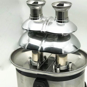 Fontaine à chocolat électrique Double <span class=keywords><strong>tour</strong></span>, fête commerciale acier inoxydable géant industriel automatique vente de machine à <span class=keywords><strong>Fondue</strong></span> personnalisée - Product Image 4