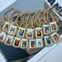 Nouvelle mode faite à la main les bracelets de perles Virgen De Guadalupe