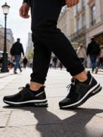 Chaussures de marche décontractées pour hommes de grande taille, chaussures de sport respirantes pour hommes, chaussures de course légères, chaussures de marche