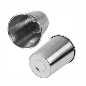 Tasses <span class=keywords><strong>de</strong></span> voyage isolées Série Bright Gobelet <span class=keywords><strong>de</strong></span> camping empilable à paroi unique en acier inoxydable - Product Image 4