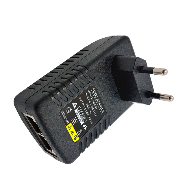 CCTV Security Surveillance POE 24W Wall Plug Power Adapter Router Injector Charger Ethernet NVR IP Camera Switch Power Supply