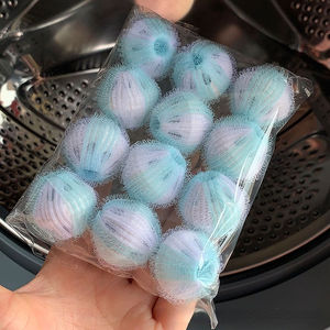 FF5417 Paquete de 12 <span class=keywords><strong>Bolas</strong></span> de Lavandería de 35 mm, Recolector de Pelo para <span class=keywords><strong>Lavadora</strong></span> y Secadora, Removedor de Pelo de Mascotas - Product Image 5