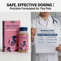 Nutramax Proviable Probiotiques Prébiotiques pour Petits Chiens et Chats - Kit de Soutien Digestif Contre la Diarrhée, Pâte Orale au Kaolin et à la Pectine