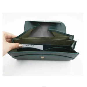 Nueva versión larga de la cartera de gran capacidad para mujer, tarjetero de cuero PU, monedero, billetera corta, regalo - Product Image 3