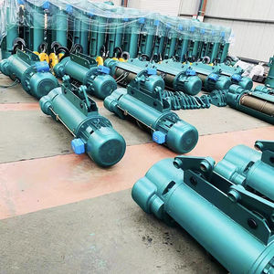 Workshop Warehouse Pendent Line Control Wire Rope Micro Electric <strong>Hoist</strong> <strong>I</strong>-<strong>beam</strong> Track Mono <strong>Rail</strong> Trolley Dual Speed Electric <strong>Hoist</strong> - Product Image 5