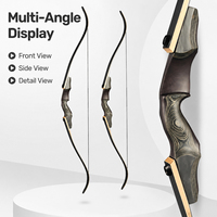 Ensemble d'arc recurve en gros pour usine, kit de tir à l'arc réglable à double usage pour l'entraînement en extérieur avec accessoires