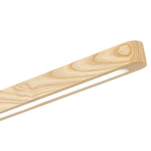 Luminaires suspendus en <span class=keywords><strong>bois</strong></span> minimalistes pour salle à manger, luminaires suspendus modernes à LED pour salon, bar, bureau, barre lumineuse linéaire à LED de 120 cm - Product Image 3