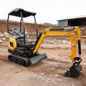 Mini-excavatrice sur chenilles hydraulique de deux tonnes avec moteur Kubota, cabine, accessoires pour travaux agricoles, creusement de fossés et remblayage, à vendre - Product Image 6