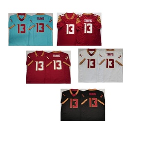 Groothandel Amerikaanse college voetbaltenues 13 # Travis Cook Topkwaliteit Gestikte Limited Edition Voetbalshirt - Product Image 1