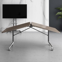Table de bureau pliable extensible ergonomique moderne de conception nouvelle, bureau de formation modulaire pour réunions