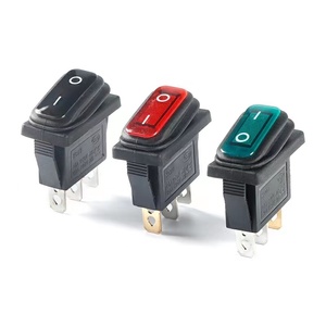 Interruptor Basculante LED de 20A 125VAC 15A 250VAC, KCD3 Impermeable, 3 Pines, SPST, Encendido/Apagado, con Terminales de Soldadura Marcados 'O I', PA66/PC, <span class=keywords><strong>CE</strong></span>/CQC/CB - Product Image 5