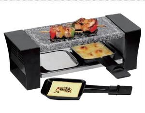 Grill coréen électrique d'intérieur, <span class=keywords><strong>raclette</strong></span> <span class=keywords><strong>à</strong></span> fromage, plaque en marbre détachable avec surface antiadhésive, 380W - Product Image 1