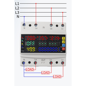 Multifunctional Three Phase Adjustable Self-recovery Overvoltage and Undervoltage Protector Meter with Wifi - Product Image 5