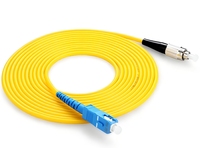 Cordon de brassage à fibre optique sur mesure de qualité télécom LC UPC-FC UPC G657A1 1M 2M 3M Monomode