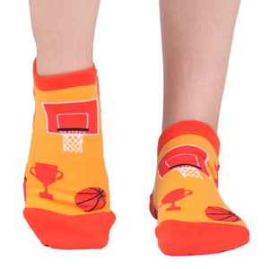 Wholesale Basketball Ankle Socks With Training Running And Ball Print For Adults Winter Sports Wear Breathable Knitted Socks - Product Image 1