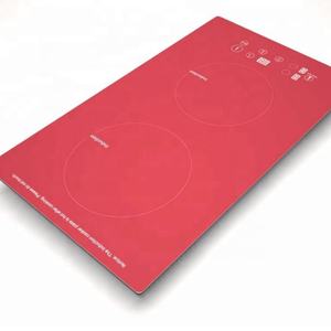 Table de cuisson à induction en verre céramique blanc, deux zones de cuisson, appareil de cuisson multifonctionnel pour la cuisine - Product Image 5