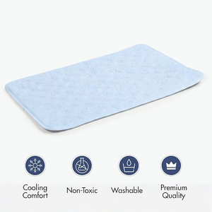 Refreshing Cooling Dog Mat Self Cooling Pet <b>Pad</b> Breathable Summer <b>Bed</b> Mat Anti Slip Lightweight for Indoor Sofa Car Travel - Product Image 2