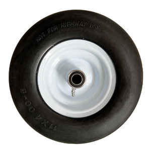 ยางตัน CJ 11x4.00-5 พร้อมวงล้อขนาด 5 นิ้วตรงกลาง สำหรับใช้กับเครื่องตัดหญ้า - Product Image 1