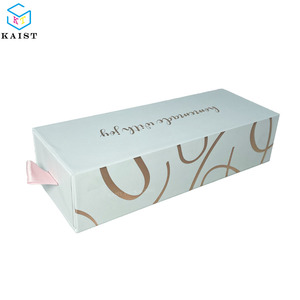 Boîtes de style tiroir blanc de luxe célébration boîte d'emballage de bonbons au chocolat noix - Product Image 3