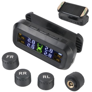 Intelligent Car Tyre Pressure Monitor with <strong>4</strong> External <strong>Sensors</strong> Solar Powered Tire Pressure Monitoring System with Alarm <strong>TPMS</strong> - Product Image 4