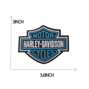 Écusson brodé thermocollant de grande taille pour équipe de moto <span class=keywords><strong>Harley</strong></span> Davidson, club sportif - Product Image 4