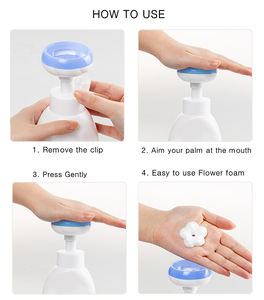 Bouteille cosmétique en mousse carrée de luxe 300 ml 500ml bouteille de savon à main bouteille de pompe en mousse en plastique bon marché - Product Image 3