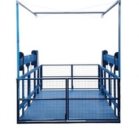 Ascenseur de fret hydraulique personnalisé Jingtong 1-10T, électrique, télécommandé, table 3000x2000mm, hauteur de levage 3m, CE