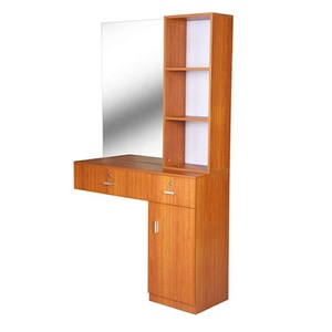 Miroir de coiffeur mural blanc pour salon de coiffure, station de coiffage, table de maquillage - Product Image 3