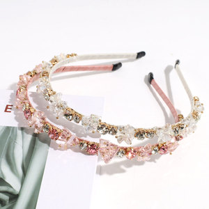 Diadema Elegante Francesa con Cristales de Imitación, Accesorios Brillantes para el Cabello para Bodas y Fiestas para Mujeres - Product Image 3