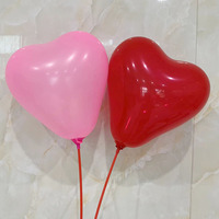 Shuaian Usine En Gros 2.2g Amour En Forme De Coeur Ballons En Latex Chrome Mat Macaron pour Noël Pâques Anniversaire De Mariage 100pc
