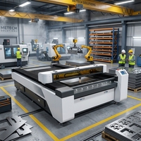 Machine de découpe laser CO2 à lit plat 1325 pour la découpe et la gravure de l'acrylique et du bois