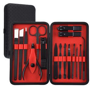 Ensemble professionnel de coupe-ongles, pédicure et manucure, kit de voyage, 15 pièces - Product Image 4