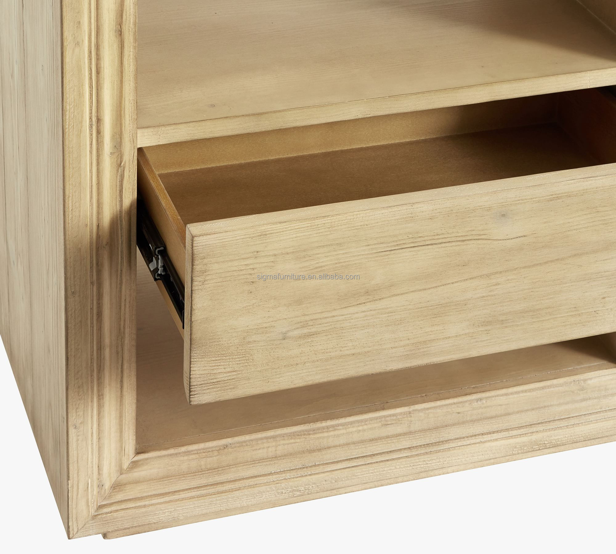 Most popular mid century modern nightstand wooden vintage bedside table farmhouse