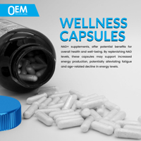 Capsules de NAD+ et de Resvératrol ultra puissantes, véganes, sans gluten, pour stimuler l'énergie cellulaire, la résistance et soutenir le système immunitaire des adultes, complément OEM