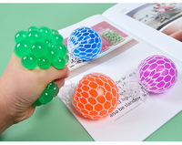 Jouets de décompression amusants et créatifs en forme de boule de pectine de raisin à presser, pour le soulagement du stress et le divertissement, vente en gros