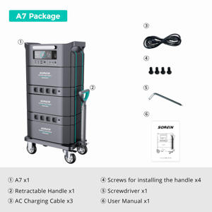 Sorein 7Kwh centrale solaire 7200w centrale électrique portable lifepo4 générateur solaire générateur électrique rechargeable portable - Product Image 6