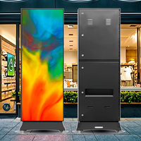 Affiche numérique écran LED debout P2.5mm affichage LED à fort impact pour la publicité extérieure