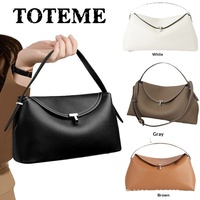 Sac bandoulière en cuir véritable pour femme, modèle Pillow Bag, avec deux sangles, luxe léger, idéal pour l'hiver, pour le commerce transfrontalier