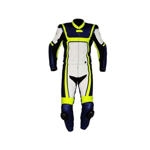 Combinaison de Moto 1 & 2 Pièces en Cuir Véritable Personnalisée pour Homme, Dernières Marques, Vente en Gros - Product Image 4