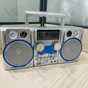 Retro pasado de moda para altavoz Bluetooth RGB iluminación LED Radio inalámbrica Satchel Audio 5W <span class=keywords><strong>AM</strong></span>/SW/<span class=keywords><strong>FM</strong></span> decoración de sala de estar regalo - Product Image 2