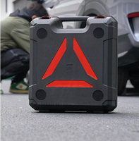 Cric électrique sans fil multifonctionnel 5 tonnes pour changement de pneus tout-terrain en acier allié 180W DC12V alimenté par batterie, hauteur de levage max. 45cm