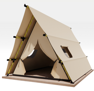 Tente de safari de luxe personnalisée pour glamping en Afrique avec salle de bain, tente de safari en toile pour hôtel-resort de luxe - Product Image 3