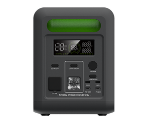 Station d'alimentation portable SAMAS 1200W (surprise 2400W) Générateur solaire à onde sinusoïdale pure LiFePO4 pour la maison, le camping et les situations d'urgence (UPS) - Product Image 5