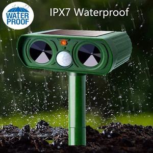 Venta directa <span class=keywords><strong>de</strong></span> fábrica Repelente <span class=keywords><strong>de</strong></span> animales solar ultrasónico recargable Efectivo para gatos <span class=keywords><strong>Ratones</strong></span> Pájaros Perros Serpientes Plástico sólido - Product Image 4