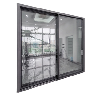 Puerta Corredera de Vidrio Reforzada Personalizada de Fábrica, Puerta Corredera de Aluminio de Triple Riel para Balcón y Separación de Salas de Estar - Product Image 5
