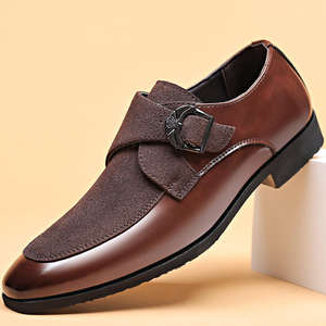 รองเท้าหนังแบบ Monk Strap สำหรับผู้ชาย สวมใส่ได้ทั้งในออฟฟิศและงานทางการ - Product Image 3