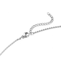 Yiwu Aceon Velle acier inoxydable Multi Mini charme personnalisé état flèche vers le haut nord texte barre Guide Direction collier