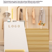 Comptoir de réception de luxe polyvalent pour bureau, hôpital, bar, hôtel, salon, atelier, petit comptoir de caisse