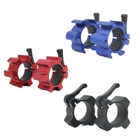 Colliers de serrage professionnels pour haltères, à verrouillage rapide, 5 cm, boucle fixe, en aluminium, résistants à l'usure, antidérapants, personnalisables